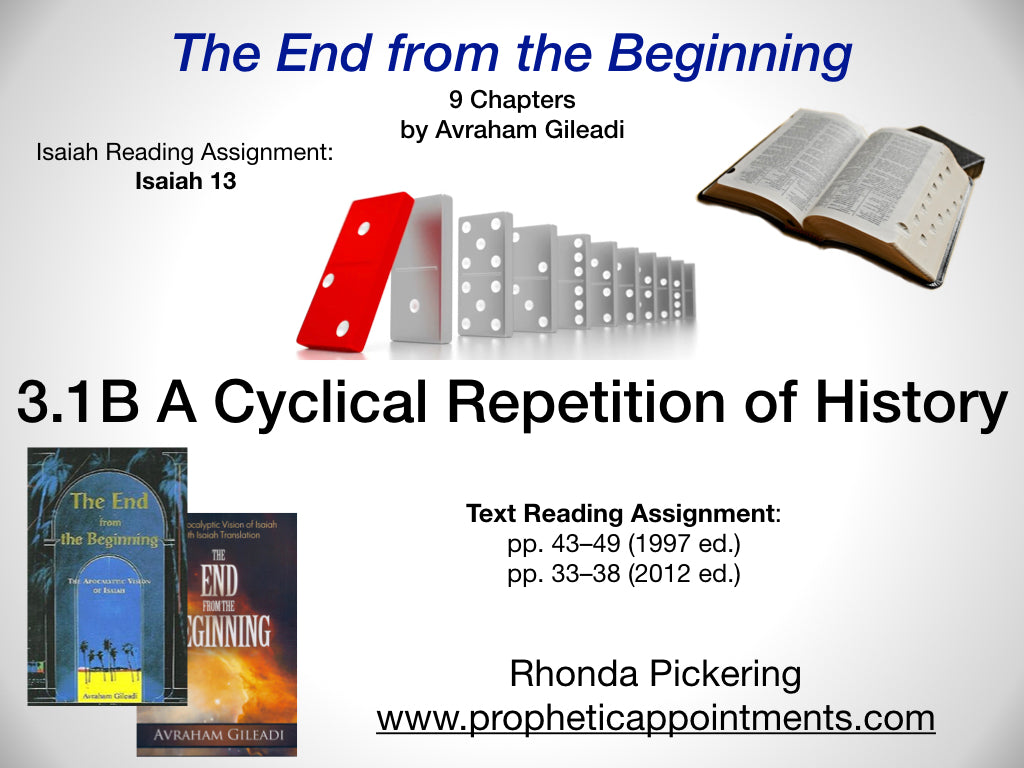 Isaiah Class 8 (3.1B) 30 Domino Events—Parts 1 & 2 (1 hr. 46 min. + 2 hr. 5 min.)