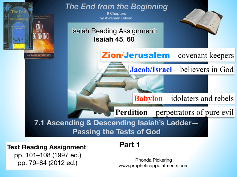 Isaiah Class 20 (7.1B) - Isaiah's Ladder Parts 1 & 2 (1 hr. 42 min. + 1 hr. 1 min.)