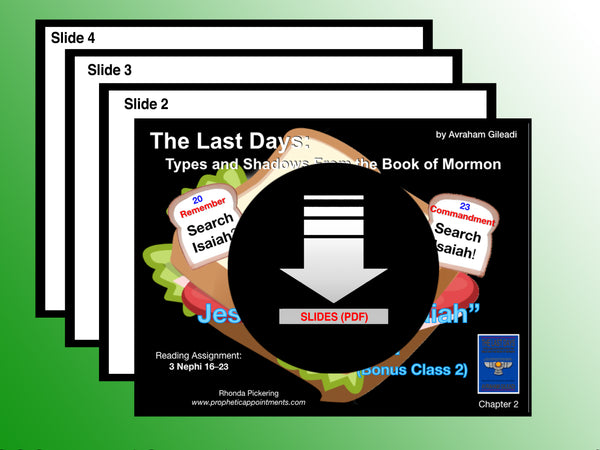 SLIDES - Isaiah Class 27 (10.2B) Jesus' Search Isaiah Sandwich