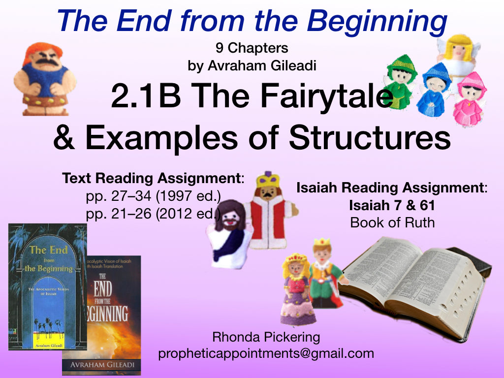 Isaiah Class 4 (2.1B) The Fairytale & Example of Structure + Ruth (1 hr. 15 min. + 50 min)
