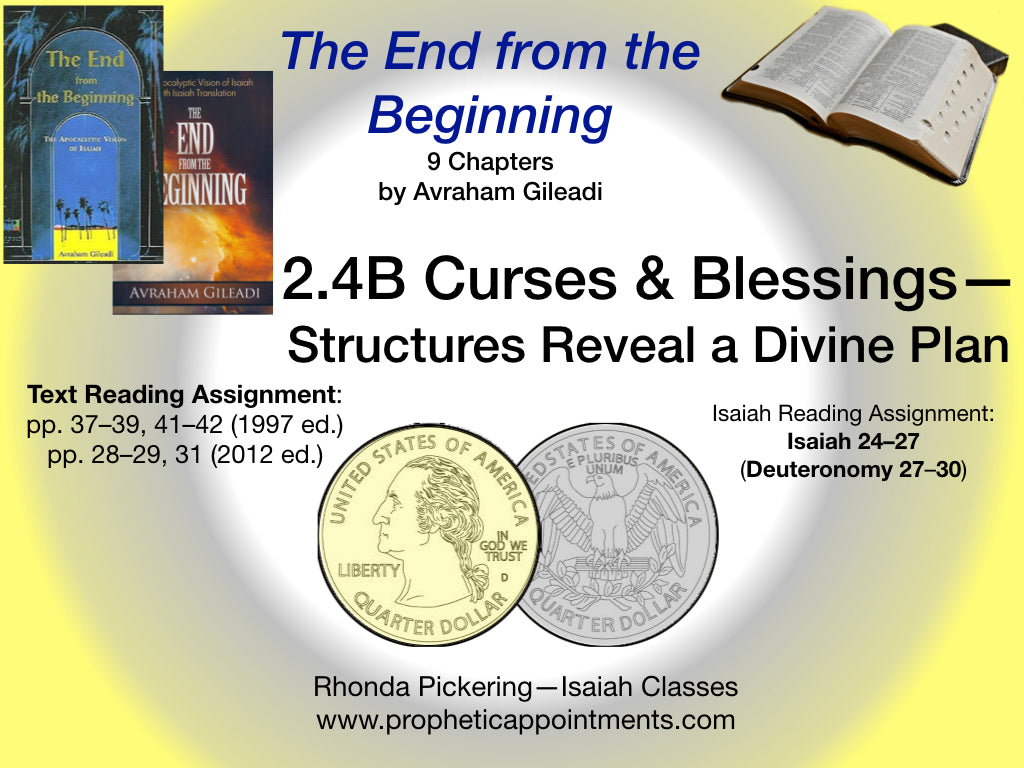 Isaiah Class 7 (2.4B) Curses & Blessings (1 hr 57 min)