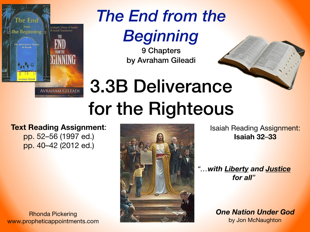 Isaiah Class 10 (3.3B) Deliverance of Zion (1 hr. 53 min.)