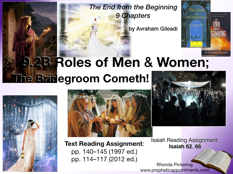 Isaiah Class 25 (9.2B) Our Mission & The Coming of the Bridegroom (1 hr. 44 min.)