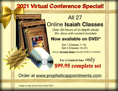 DVD (SETS 1 & 2) Isaiah Classes—BOTH Semesters (includes 32 discs + all slides and content booklets); 2020